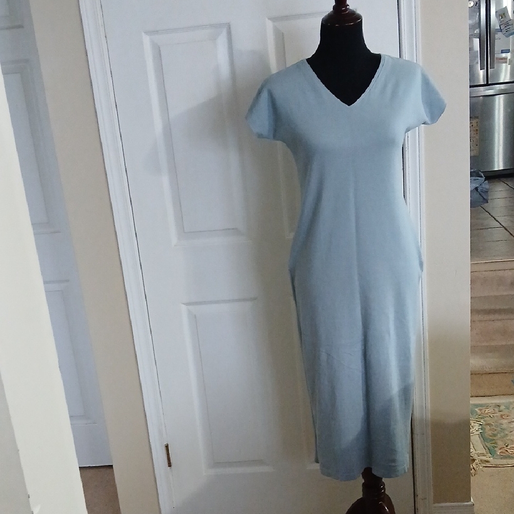 DC Light Blue Midi Dress